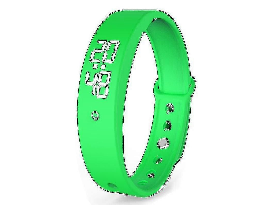 Pulseira Inteligente Recarregável Com Contador De Passos E Despertador Vibratório.