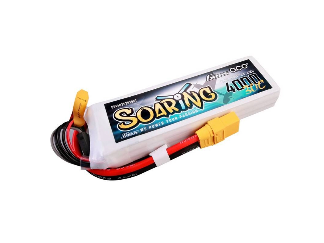 Bateria Gens Ace Lipo 4000mah 11,1v 30c 3s1p Para Drones Conjunto 1 Peça