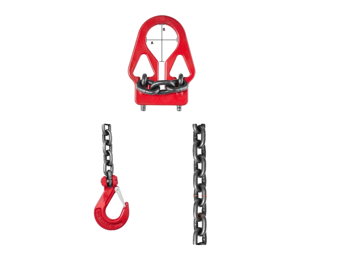 Corrente De Cinta, Capacidade De 7000 Lbs, Design Resistente À Ferrugem, 10ft