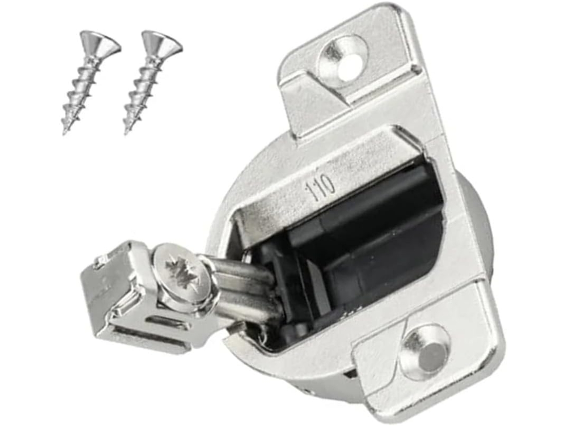 Conjunto De 8 Dobradiças Para Portas Armários Cozinha, Compatíveis Com Dobradiças Compactas 33e 110-design Que Economiza