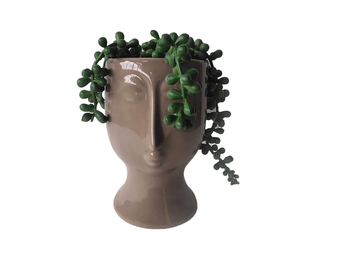 Planta Decorativa DKD HOME DECOR (Cerâmica - Multicor)