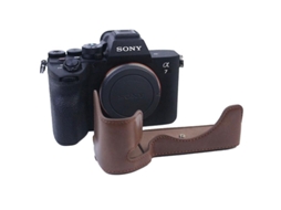 Capa Protetora De Couro Pu Para Câmera Sony A7m4/a1/a7s Iii/a7s3/a7r5 Brilvibera