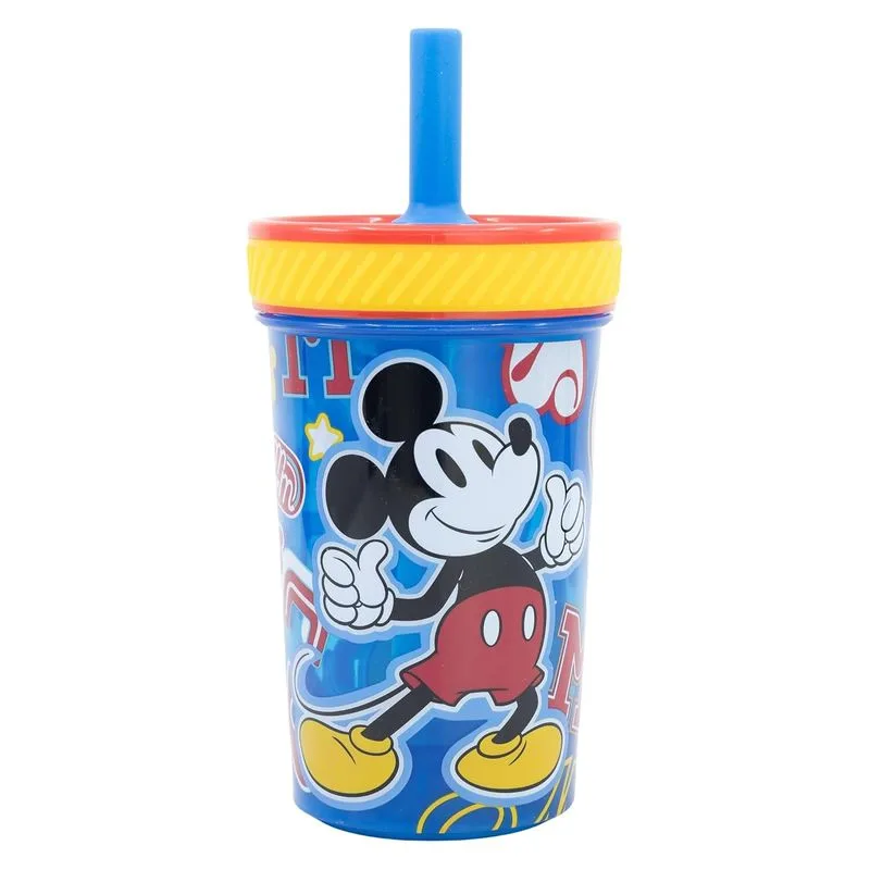Vaso De Plástico Antivuelco Con Pajita Silicona Mickey Mouse 74387 Stor Más De 3 Añosp24stor