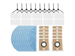 40pcs Para V9 / Pro G9 A12 Aspirador Peças Sobressalentes Escova Lateral Pano Esfregão Pó