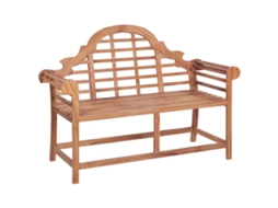 Vidaxl Banco De Jardim 127x58,5x92,5 Cm Madeira De Teca Maciça