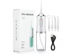 Irrigador Oral Yizhood Branco Recarregável Dental Portátil De Flosser Usb