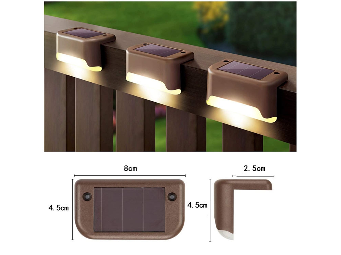 Kit com 15 Luzes solares IP à prova D'água para jardim AQUAFORGE