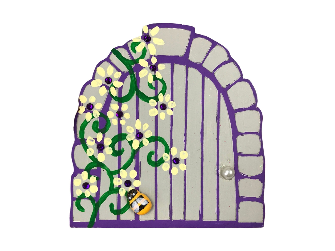 Porta De Fada Em Madeira Laxiscreed Para Decorações De Jardim E Cenários De Pequena Escala
