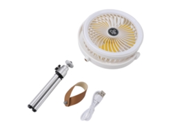 Ventoilha Camping Led Recarregável com Lanterna e Tripé