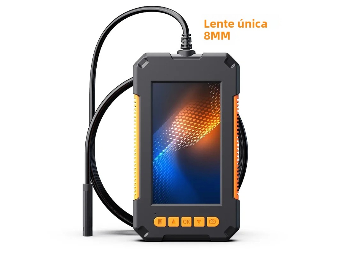 Câmera Endoscópica Industrial com Tela Ips de 4,3 Polegadas MDUG (lente Única Flexível de 8 Mm)
