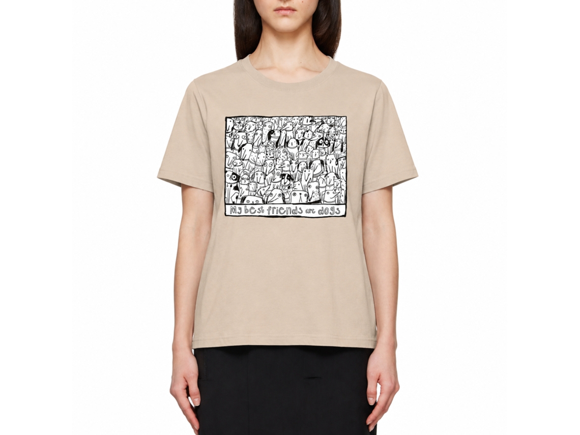 Rockinstone My Best Friends Are Dogs Made By Harriet T-shirt Unique Designer Style