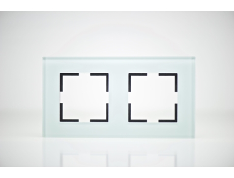 Placa de Acabamento de Vidro de 2 Postes 84X159X10Mm