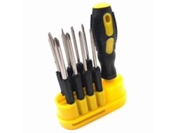 Conjunto De 9 Chaves De Fenda Multifuncionais Ferramenta De Manutenção Multifuncional 8 Em 1 Para Computadores E Muito Mais! Aquaforge