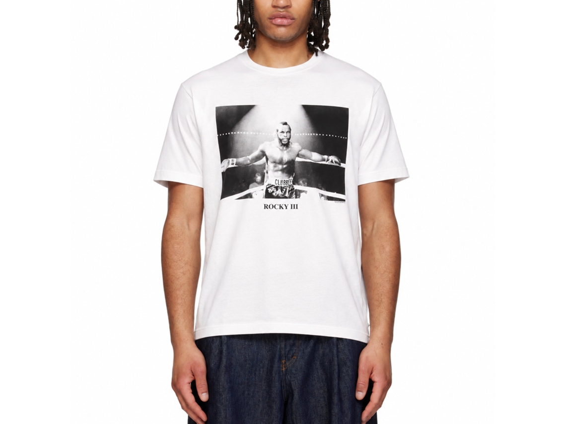 Rockinstone Rocky Movie Clubber Corner White Adult T-shirt Size:xxxl