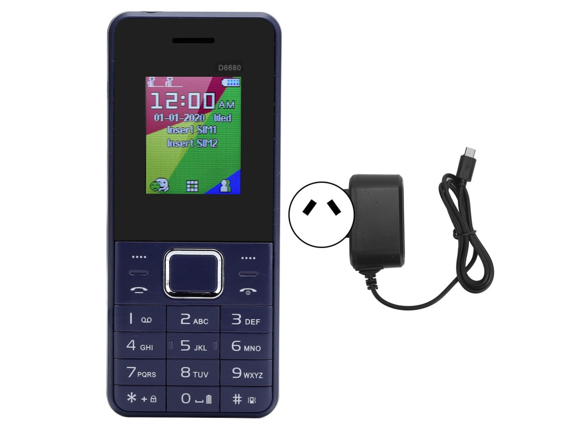 Telefone Móvel Com Ecrã De 1.8 Polegadas Da Laxiscreed Para Chamadas E Funcionalidades Básicas