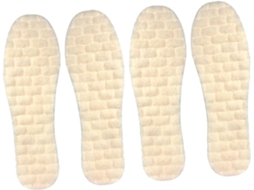 Palmilhas Térmicas Para Calçados Femininos, 2 Pares, Acolchoadas, Respiráveis, Em Fleece E Com Absorção De Impacto