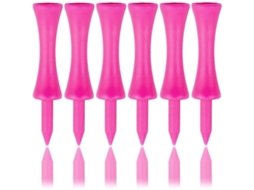 Pinos de Golfe de Plástico Rosa, 57 Mm de Comprimento, Estilo Castelo, 2 1/4 Polegadas Fx BRILVIBERA (100 Peças)