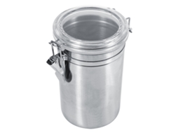 Recipiente de aço inox para armazenamento de cozinha, açúcar, chá, café, grãos gg S/MARCA