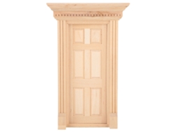 Acessório De Porta Miniatura Vintage 1:12 Para Casa De Boneca Móveis Brinquedo