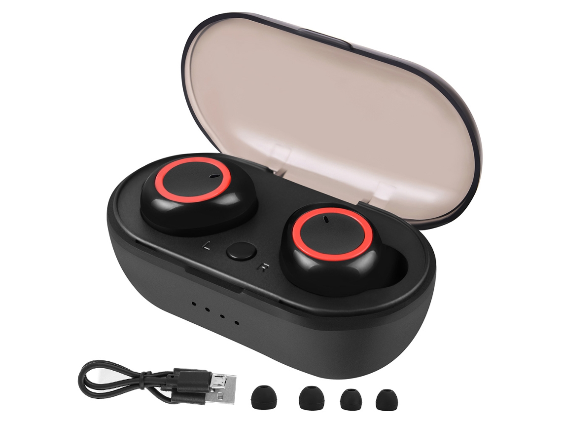 Fone De Ouvido Bluetooth Sem Fio Tws Mini Com Carregamento Magnético Para Chamadas Estéreo Esportivo Preto