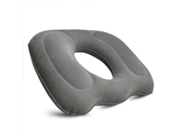 Almofada Insuflável Para Hemorroidas 45*39cm Para Dores No Cóccix, Assento Para Escaras, Carro, Avião, Viagens Cinza Hexinyigjly