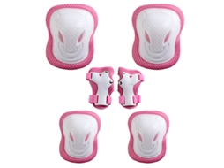 Conjunto de 6 Joelheiras, cotoveleiras e protetores de pulso infantis