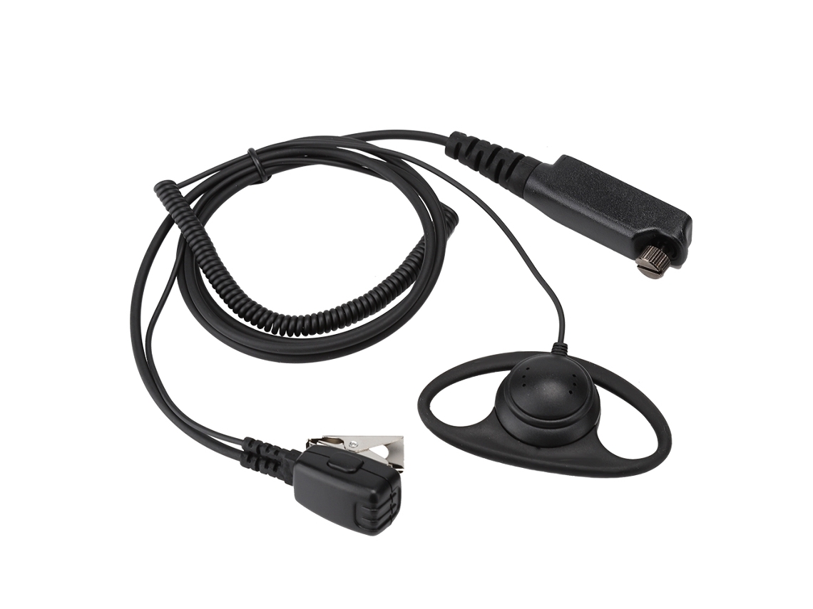 Fone de Ouvido com Microfone para Rádio Walkie Talkie BRILVIBERA