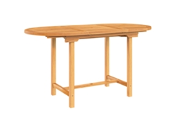 Mesa de jardim extensível MAISON EXCLUSIVE em teca maciça (110 x 160 x 80 x 75 cm)