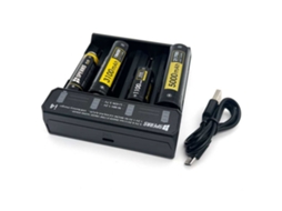 Carregador 4 Slot Type C With Led Screen Pretosperas