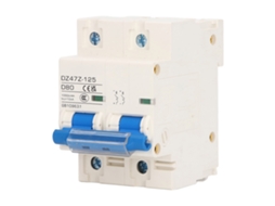 Disjuntor Mini 2p Com Capacidade De Interrupção 10ka Para Sistema Solar, 80a Dc1000v, Azul