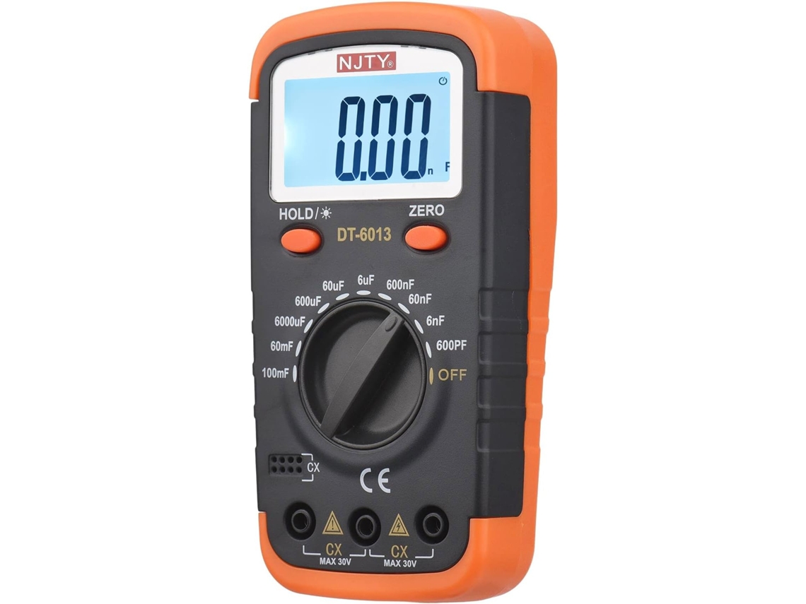 Medidor De Capacitância Digital Lifcasual Com Display Lcd Balight, Pf