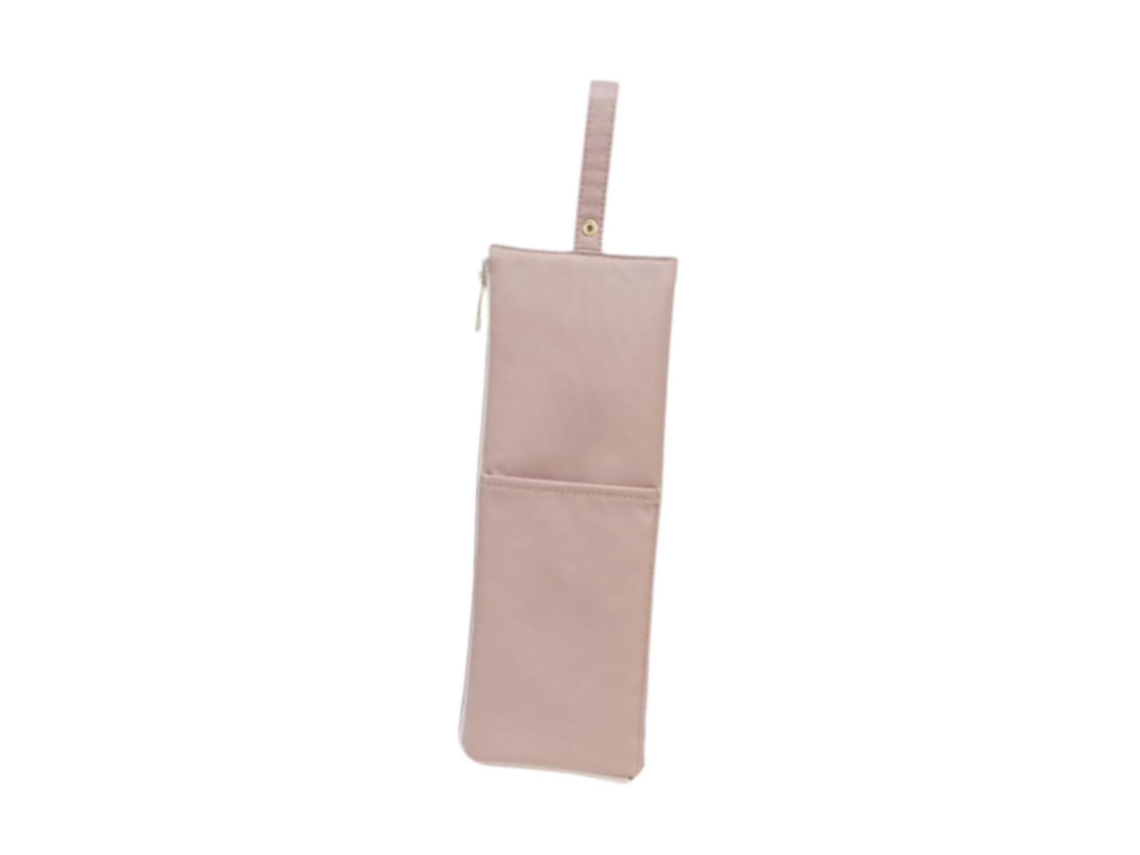 Bolsa Elegante Rosa Para Guardar Seu Modelador De Cachos E Organizar Suas Ferramentas De Penteado. Hengjian