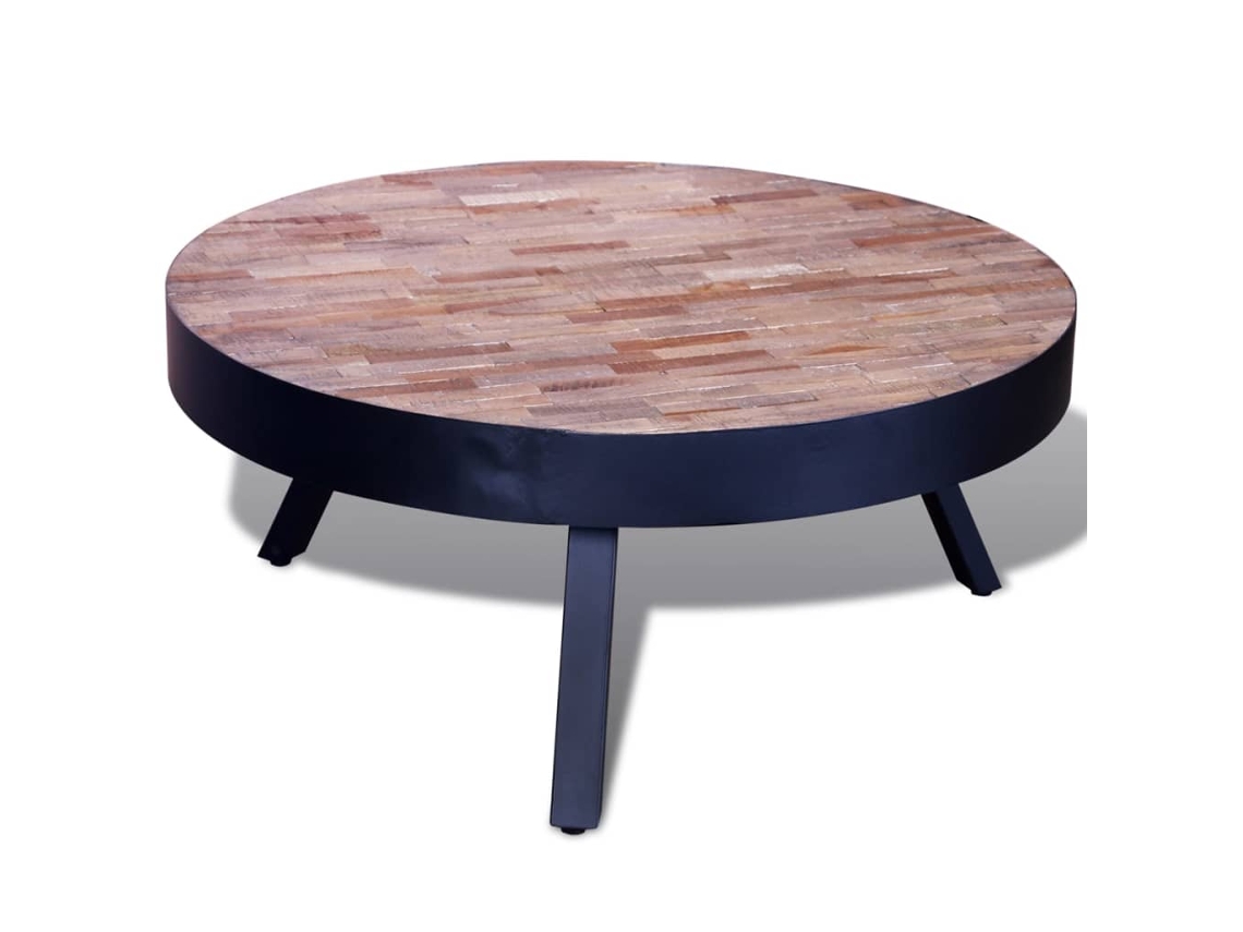 Table, Tables Vidaxl Preto Madeira
