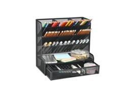 Organizador De Mesa Em Malha, Porta Canetas Multifuncional, Suporte De Armazenamento Para Escola, Escritório Em Casa, Material De Arte