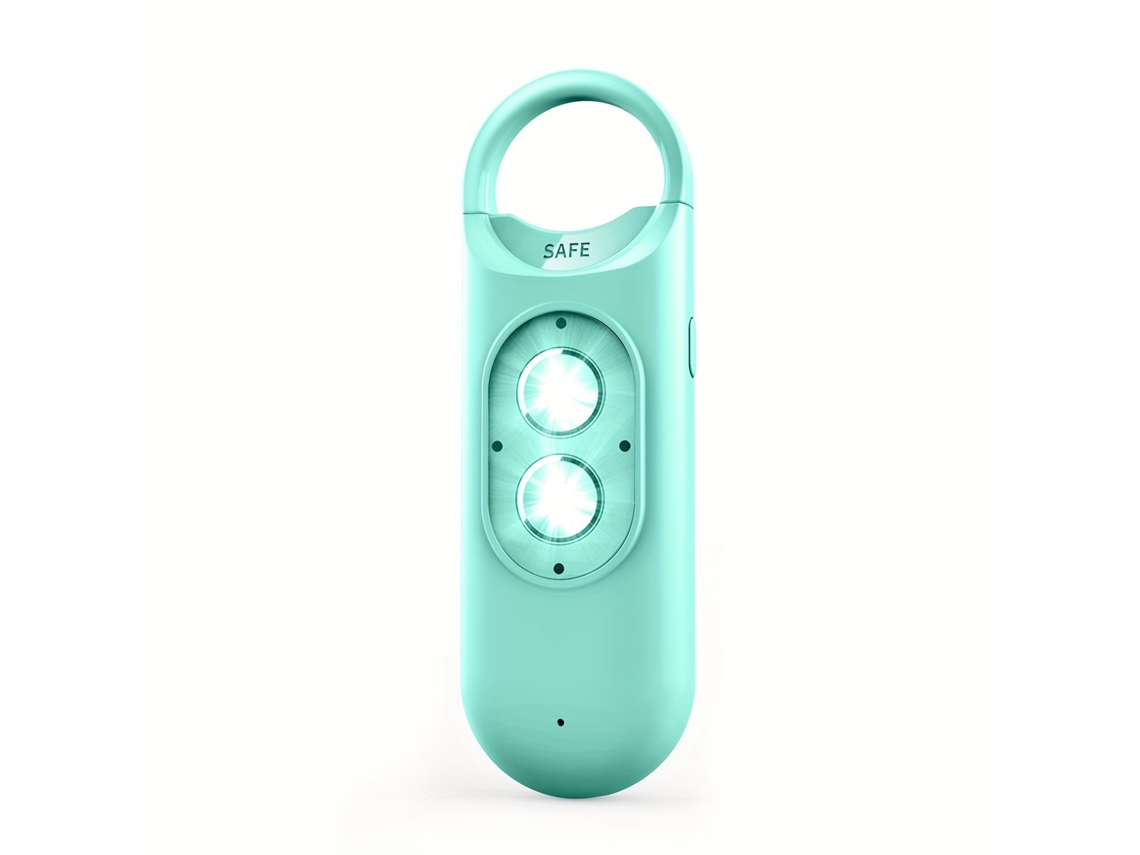 Alarme Usb Sem Fios para Chaves Feminino Alarme de Segurança Agudo de 130 Decibéis com Sinal de Emergência Sos Led Intermitente, Durável STELASPLEN