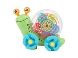 Mali brinquedo Caracol Elétrico Transparente com Luzes, Música e Projeção 360 Graus para Crianças