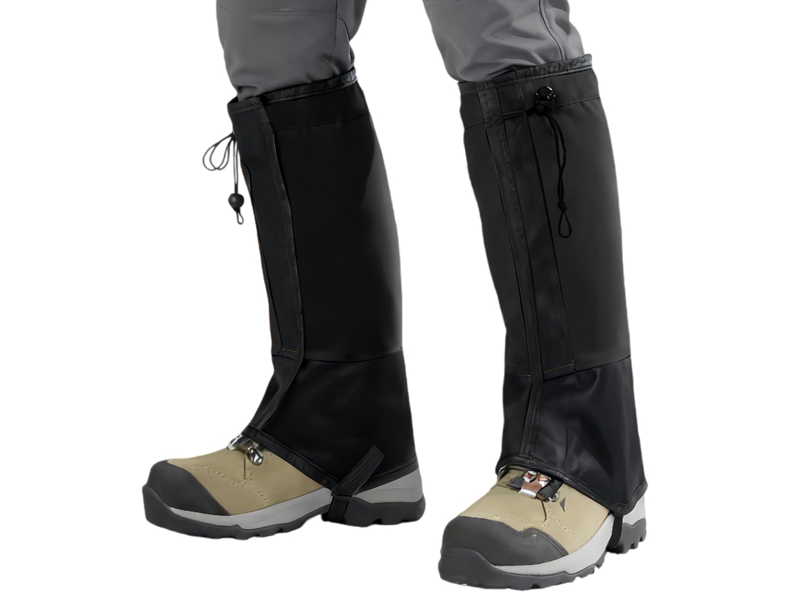 Polainas impermeáveis, equipamentos resistentes às intempéries, polainas para caminhadas e equipamentos para atividades ao ar livre da Gokoco.