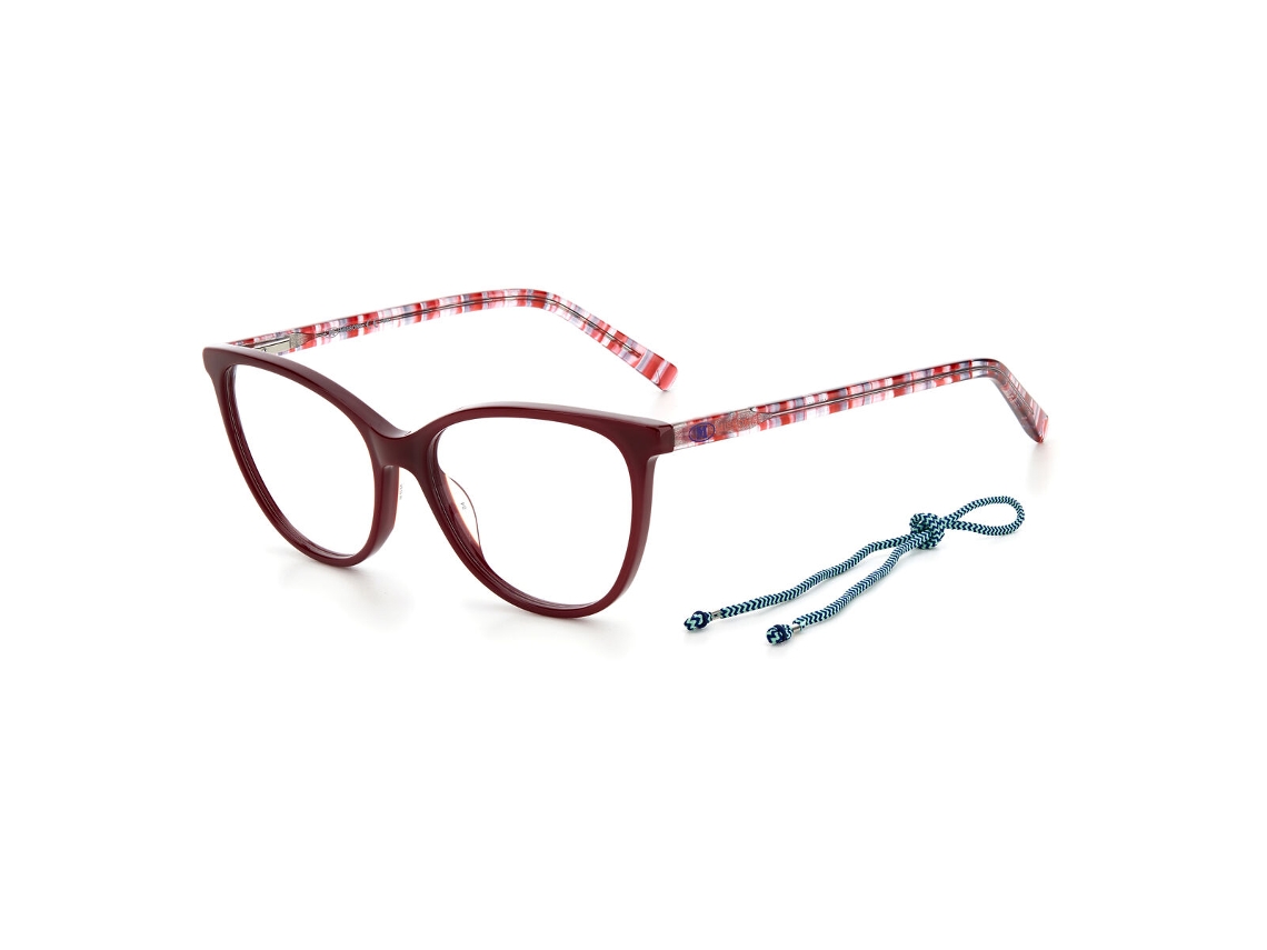 Armação de óculos Missoni feminina Mmi-0067-lhff416 (vermelha - acetato - Ø 54 mm)