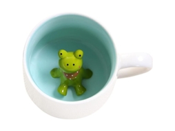 Taza De Café De Rana Linda 2025, Taza De Cerámica Con Animal 3d, Lavavajillas Y Microondas Segura
