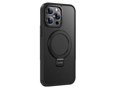 Suporte Casa Para Iphone 14 Pro X-level Pele Sintética Magnética Preto