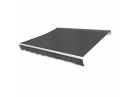 Vidaxl Toldo Dobrável Motorizado 400 Cm Antracite