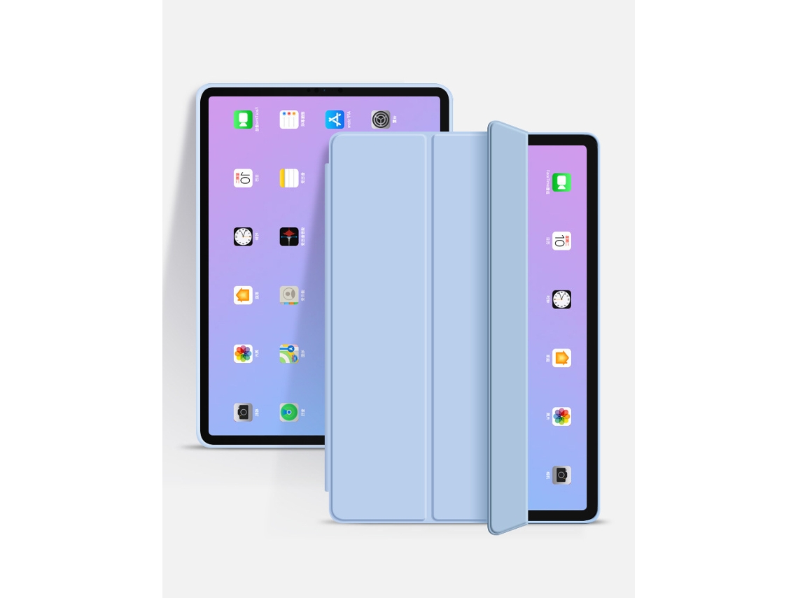 Capa De Silicone Para Samsung Galaxy Tab A7 10.4 Polegadas Hibbent (azul-claro)