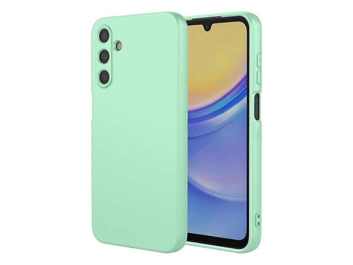 Capa Protetora Tkdaddy Para Samsung Galaxy S25 Tpu Macio À Prova De Choque, Verde Matcha
