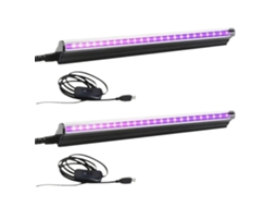 Rebe-2 Pacotes De Lâmpada Led Uv Blacklight Barra De Palco Tubo De Luz Uv Portátil Festa Plug And Play Usb