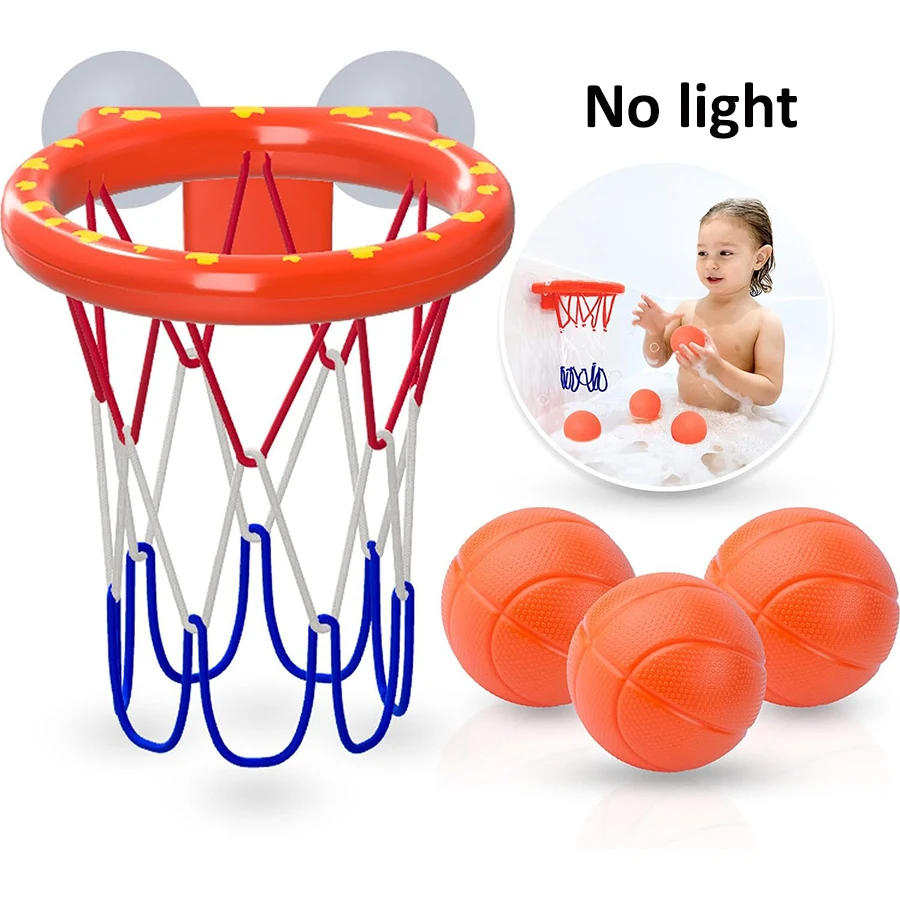 (conjunto De Rack De Basquete) Brinquedos De Banho Luminosos Banheira Basquete Rack Para Crianças Piscina Jogos De Água Brinquedos De Mesa