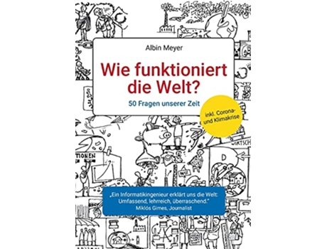 Livro Wie funktioniert die Welt 50 Fragen unserer Zeit German Edition de Albin Meyer (Alemão)