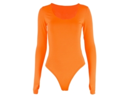 Body Longo Feminino Slim S/MARCA