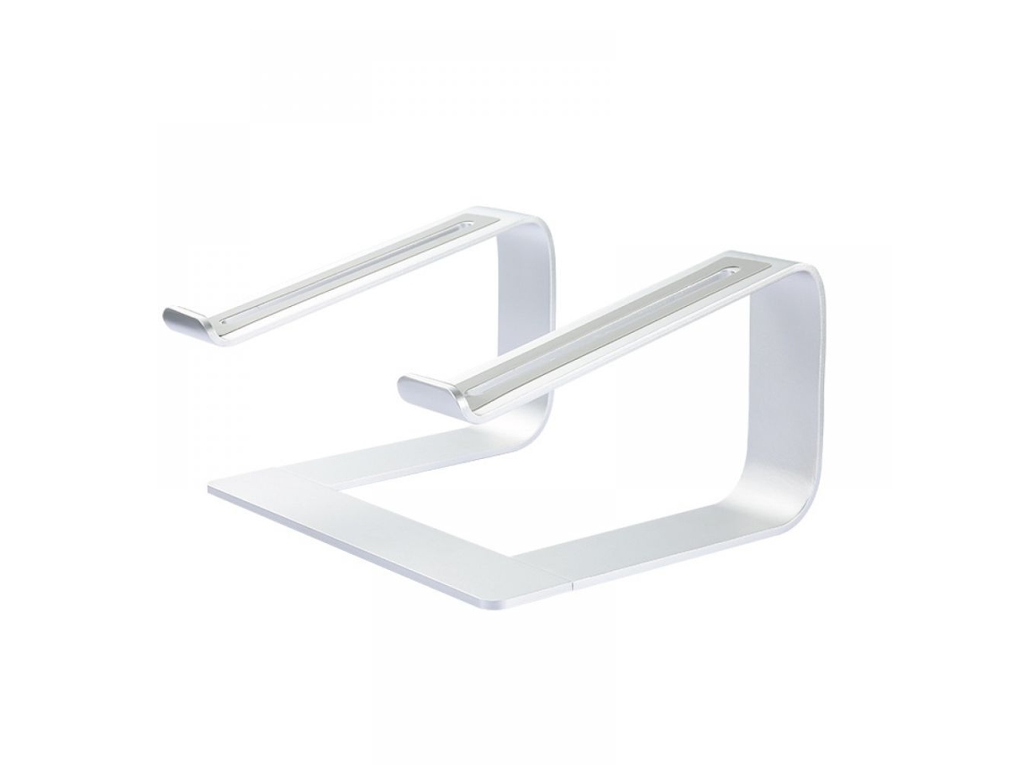 Lurelia Suporte Para Portátil Ajustável, Ergonómico, Com Ventilação, Em Liga De Alumínio, Para 10 A 15,6 Polegadas, Em Prateado