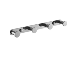 Ganchos De Pared De Acero Inoxidable 304, 4 Ganchos, Espejo Cromado, Para Toallas, Bata, Ropa, Cocina, Baño