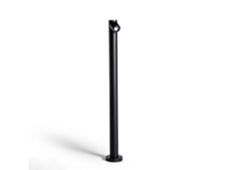 Baliza Exterior Led 6 W, Superfície, Pé 80 Cm, Alumínio, Rihard Preto
